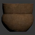 Hand Carved Pottery Bowl With Intricate Patterns Two Tiered Structure And Textured Surface 3d model