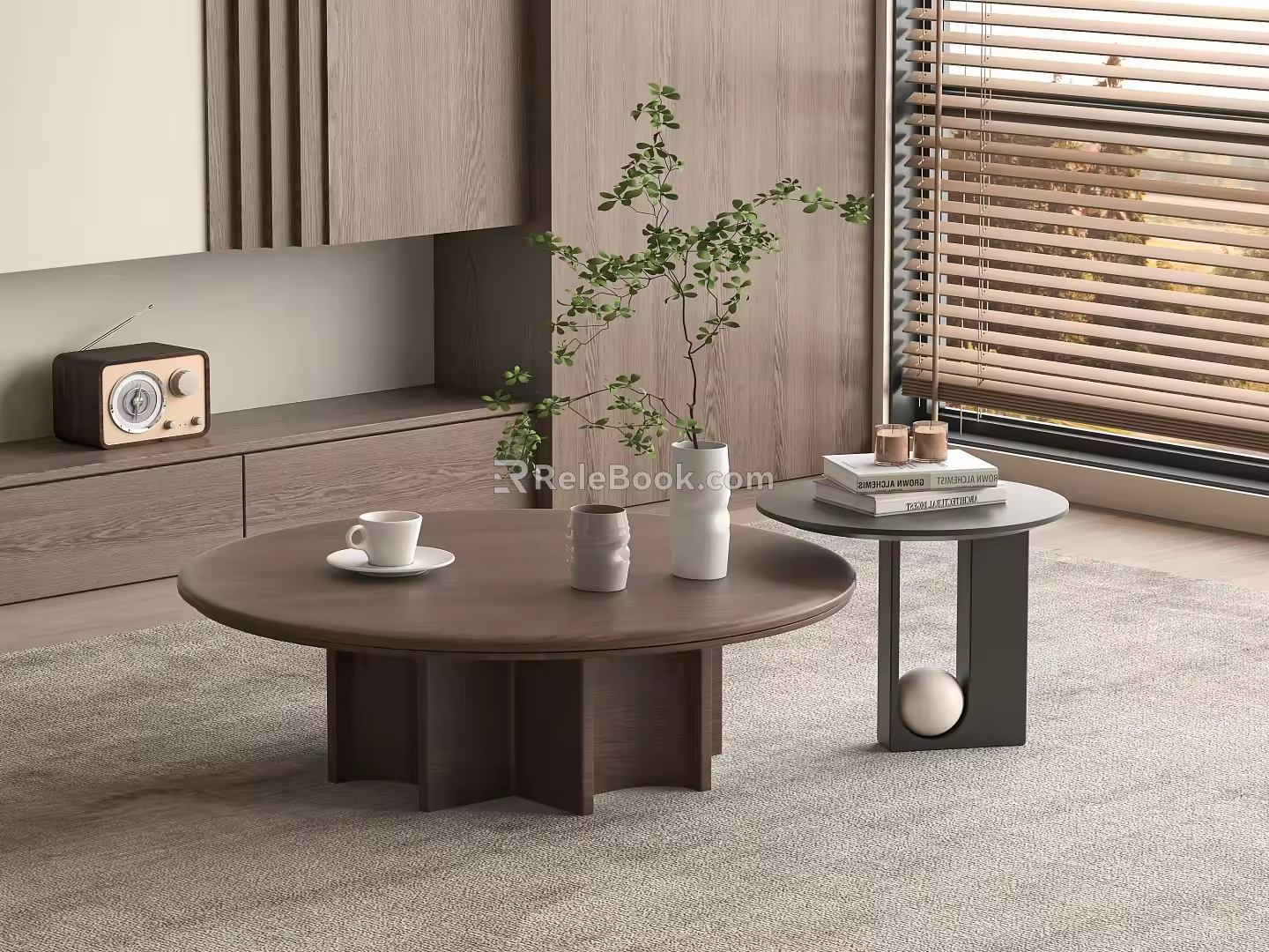 Middle Ancient Style Coffee Table 3d model