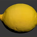 Fresh Yellow Lemon With Vibrant Skin And Juicy Texture On Dark Background
