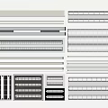 Different Types of Grille Lights with Various Designs and Sizes for Interior Lighting