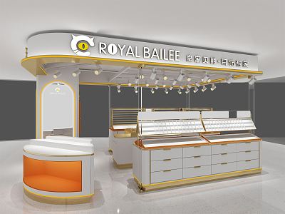 Modern Jewelry Store Jewelry Store 3d model