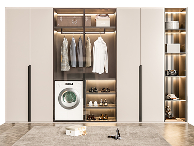 Modern wardrobe model