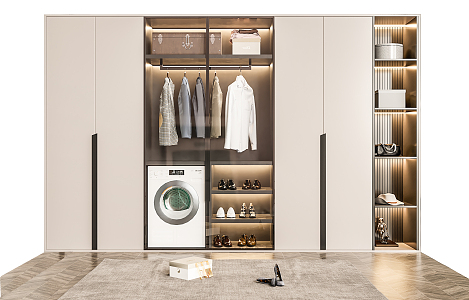 Modern wardrobe 3d model