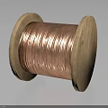 High Quality Shiny Copper Wire Wound on Wooden Spool for Industrial Use