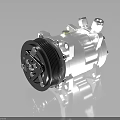 Automotive AC Compressor with Metal Housing Pulley and Bolt Mechanical Structure