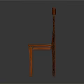 Classic Wooden Chair With Cross Back Design And Solid Wood Structure