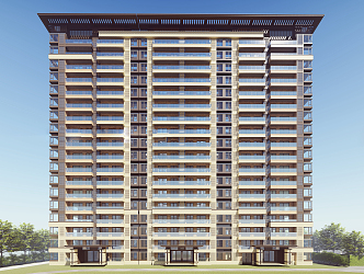 New Chinese-style Residential Building High-rise Residential Building 3d model