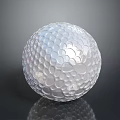 Transparent Textured Sphere As Decorative Household Item For Home