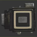 Vintage Rolleiflex Twin Lens Camera With Retro Black And Beige Design