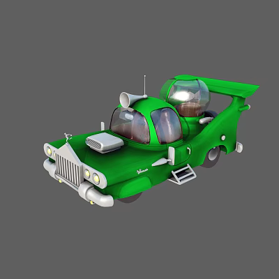 Modern toy car futuristic sci-fi car 3d model Modern toy car futuristic sci-fi car 3d model