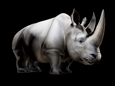 Realistic 3D Rendered Reptile Model With Detailed Skin Texture On Black Background 3d model