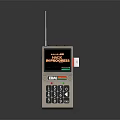 Vintage Nokia Mobile Phone With Antenna Physical Keypad SIM Card Slot And Network Screen