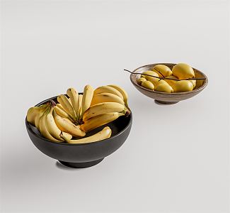 Modern fruit plate 3d model