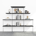 Modern Bookshelf Floor Bookshelf Storage Rack Display Rack Decorative Shelf Bookshelf 3d model