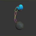 Cold Weapon Hammer Game Weapon Military Weapon Realistic 3d model