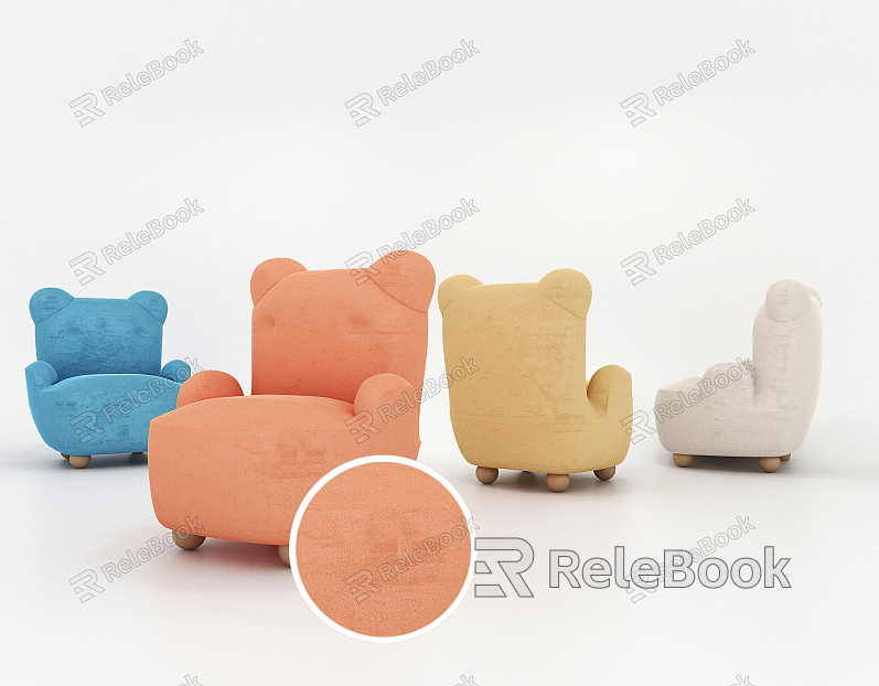 Modern Sofa Chair Sofa Panda Sofa Cute Sofa Art Sofa model