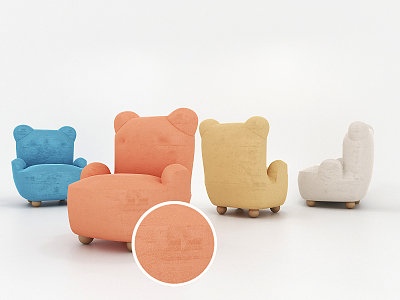 Modern Sofa Chair Sofa Panda Sofa Cute Sofa Art Sofa model