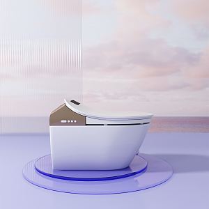 Modern toilet 3d model