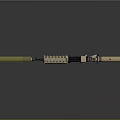 Modern Tan Tactical Rifle With Detachable Magazine Scope Mount And Ergonomic Grip