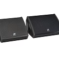 Two Black High Quality Audio Speakers For Professional Sound Experience