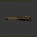Vintage T23 Chinese Made Pistol With Metallic Body And Historical Firearm Design
