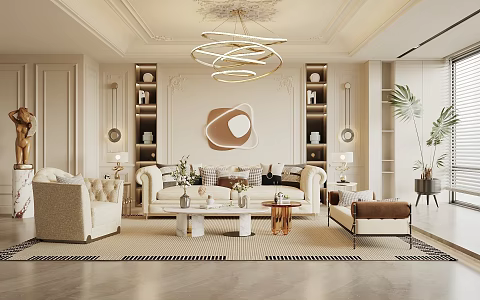 Jane's Living Room 3d model