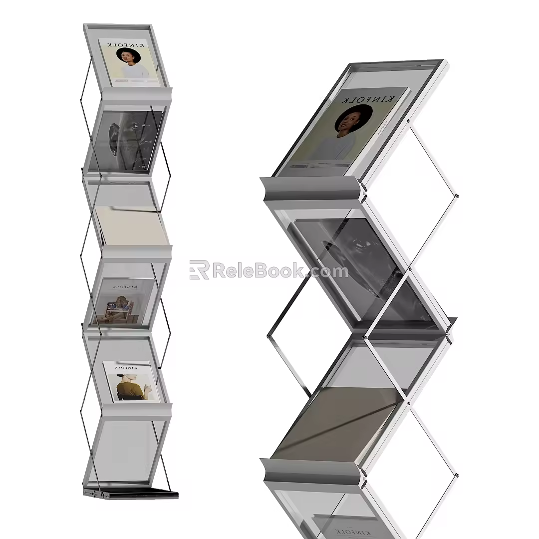 Bookshelf 3d model
