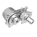 Heavy Duty Metal Mechanical Component With Cylindrical Body Mounting Brackets And Bolts