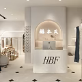 Elegant Hepburn Style Clothing Store Exterior With Window Displays And Mannequins