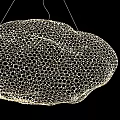 LED cloud chandelier series 3d model