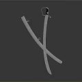 Crossed Silver Swords As Historical Weapon With Metallic Blades On Dark Background
