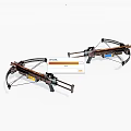 Two Tactical Crossbows With Wooden And Metal Build For Precision Shooting