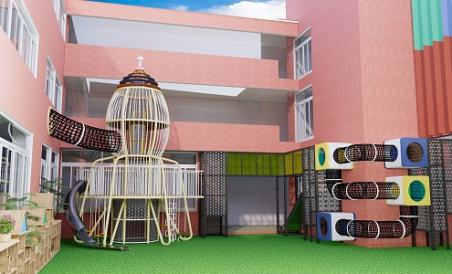 Kindergarten toys 3d model