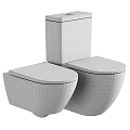 Modern White Wall Mounted Toilet Design With Sleek and Minimalist Style
