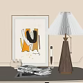 Modern table lamp 3d model