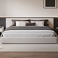 Double bed 3d model