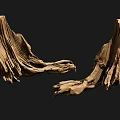 Stone Wood Decorative Tree Stumps With Natural Texture And Organic Shape