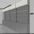 Modern Decorative Cabinet Interior Design With Multiple Shelves And Storage Cabinets
