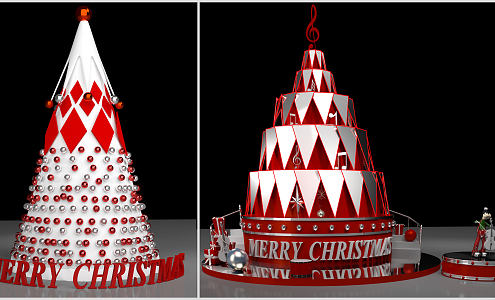 Modern Beauty Chen Christmas Beauty Chen 3d model