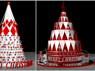 Modern Beauty Chen Christmas Beauty Chen 3d model