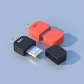 SEC Portable USB Flash Drives In Black And Red For Daily Use