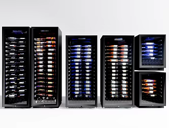 Modern Wine Cabinet Wine Cabinet Constant Temperature Wine Cabinet Constant Temperature Refrigerator 3d model