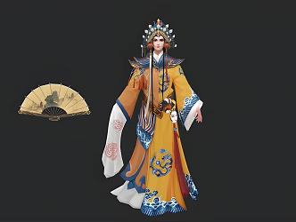Beijing Opera Characters 3d model