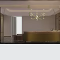 Elegant Modern KTV Lounge Area With Sofa Chandelier Decorative Painting And Wine Cabinet