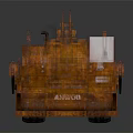Rusty Vintage Model Trucks With Detailed Design And Classic Appearance 3d model