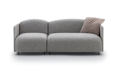 Modern Italian Simple Multiplayer Sofa 3d model