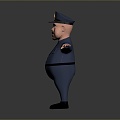 Police officers, civilian police, security, security, soldiers, soldiers, warrior figures 3d model