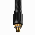 Black Tool Accessories Set With Long Rod Nozzles And Connectors