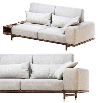 Modern Porada double sofa 3d model