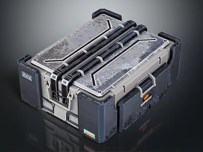 Advanced Smart Machine Toolbox with Modular Design and Heavy Duty Construction 3d model